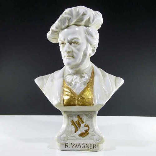 Richard Wagner Büste Porzellan
