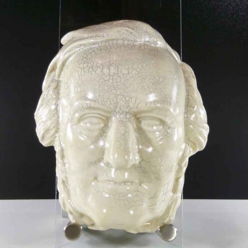 Richard Wagner Wall Mask white