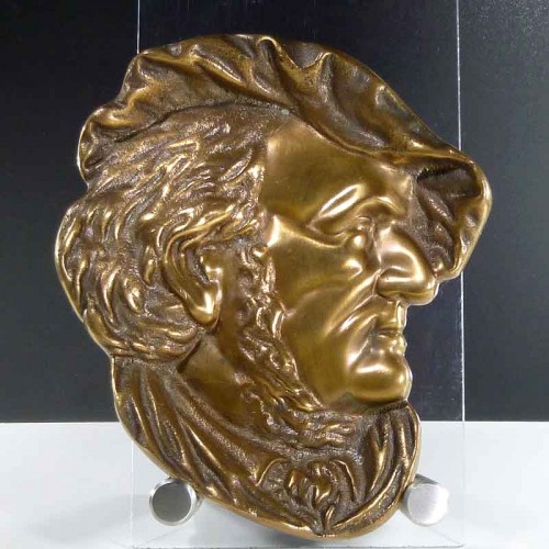 Richard Wagner Relief bronze