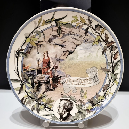 Richard Wagner Wandteller Sarreguemines - Siegfried