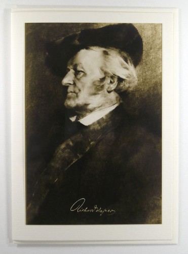 Richard Wagner Fotokarte