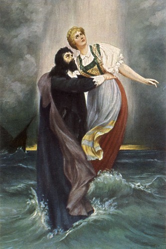 Poster: Senta und Holländer - Erlösung 30 x 45 cm