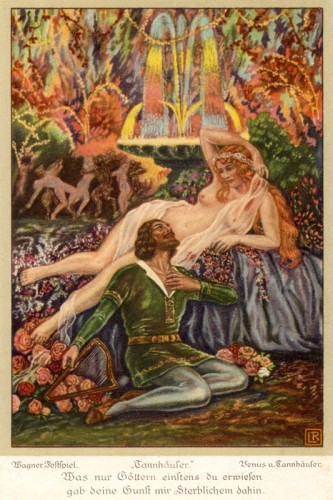 Poster: Tannhäuser und Venus 30 x 45 cm