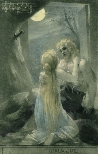 Poster: Siegmund und Sieglinde 50 x 75 cm