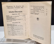 Wegweiser für Besucher der Bayreuther Festspiele 1912