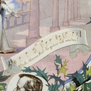 Richard Wagner Wandteller Sarreguemines - Tannhäuser Elisabeth